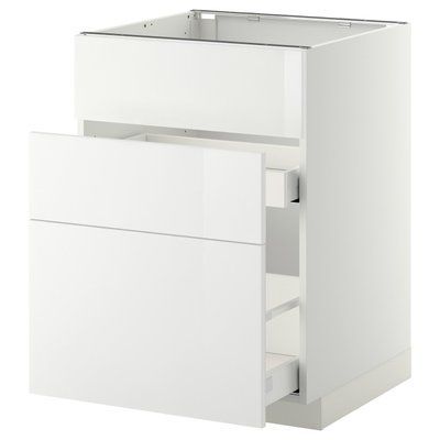 METOD/MAXIMERA Sz stj zl+3fr/2sz, білий/Ringhult білий, 60x60 см 899.198.17 фото