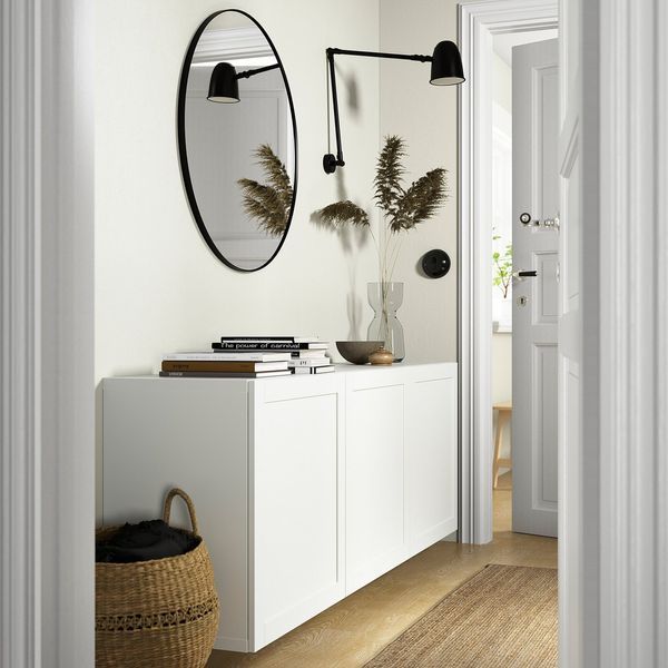 BEST&Aring; Комбінація настінних шаф, білий/білий Hanviken, 180x42x64 см 494.259.12 фото