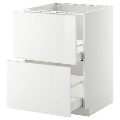 METOD/MAXIMERA Ширина stj l+2fr/2sz, білий/Ringhult білий, 60x60 см 499.202.00 фото