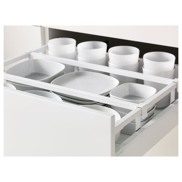 METOD/MAXIMERA H з половиною/4 двері/2 двері, білий/Bodbyn cream, 60x60x220 см 293.542.51 фото