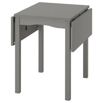 HAUGA Стіл із стільницею, сірий/березовий шпон, 55/82/109х74 см 805.860.02 фото