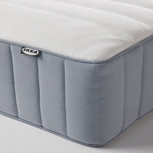VALEV&Aring;G Матрац, кишенькові пружини, середньої жорсткості/блакитний, 140х200 см 104.506.67 фото