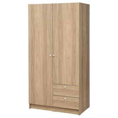 VILHATTEN Шафа на 2 двері та 2 ящика, імітація. дуб 705.306.09 фото