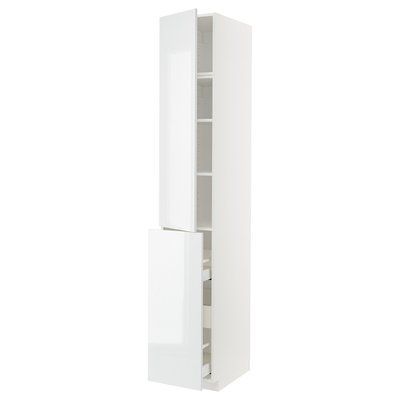 METOD/MAXIMERA Шафа 3-х/2-х, білий/Ringhult білий, 40x60x240 см 994.558.07 фото