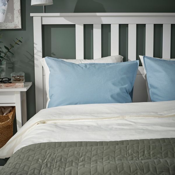 ANGSLILJA Наволочка - синьо-сіра 50х60 см 105.920.30 фото
