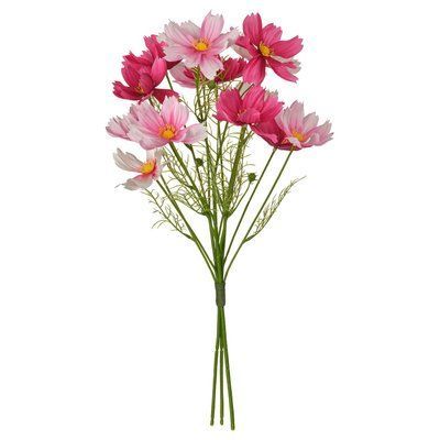 SMYCKA Штучний букет, для кімнатної/вуличній/рожевої космеї, 50 см 106.176.72 фото