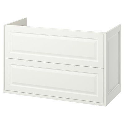 T&Auml;NNFORSEN Тумба під умивальник з ящиками, біла, 100х48х63 см 805.351.16 фото