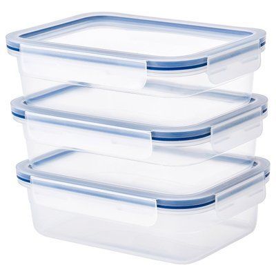 IKEA 365+ Харчовий контейнер з кришкою, прямокутний/пластиковий, 1.0 л 705.079.63 фото