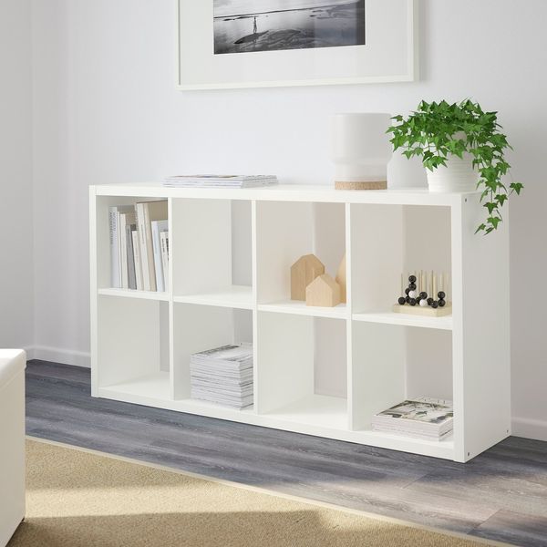 Книжкова шафа FLYSTA , біла, 69х132 см 303.772.42 фото
