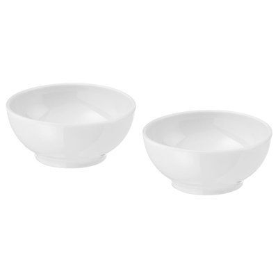 IKEA 365+ Миска, закруглені боки, біла, 9 см 802.829.96 фото