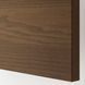 METOD/MAXIMERA Sz stj 3fr/2n/dw/w szu - білий/Stensta темно-коричневий попелястий шпон 60x60 см 095.745.03 фото 2
