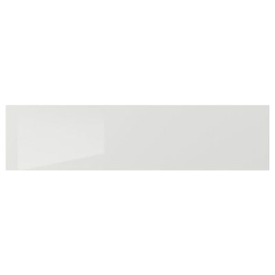 RINGHULT Фронт ящика, глянцевий світло-сірий, 80х20 см 303.271.53 фото