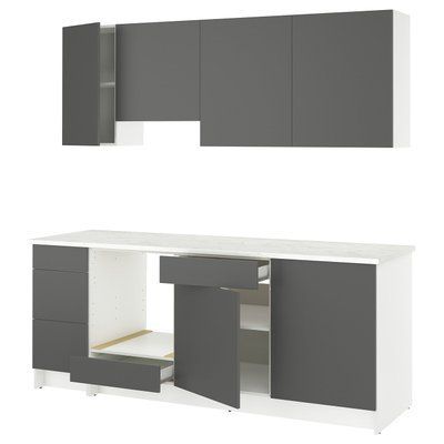 KNOXHULT Кухня - темно-сіра 220x61x220 см 795.811.28 фото