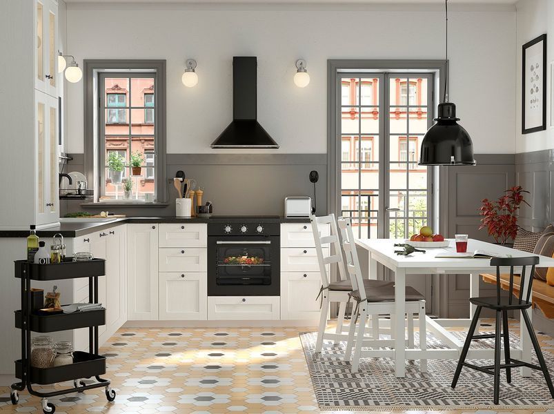 ENK&Ouml;PING Накладна панель, біла імітація дерева, 62х240 см 705.057.56 фото