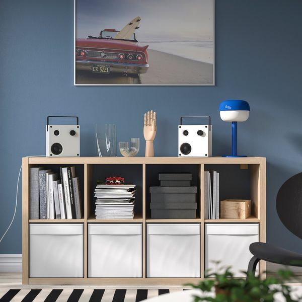 VAPPEBY Колонки Bluetooth, білі/2 шт.gen 3 20x20 см 095.378.41 фото