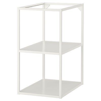 ENHET Нижня шафа з полицями, біла, 40x60x75 см 204.489.52 фото