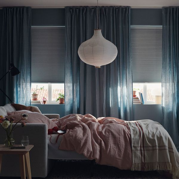 TRIPPEVALS Рулонна штора камерна затемнена, біла, 140х195 см 305.065.45 фото