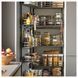 IKEA 365+ Контейнер/кришка для сухих кормів, прозорий/білий, 45352 л 800.667.23 фото 4