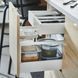 IKEA 365+ Контейнер/кришка для сухих кормів, прозорий/білий, 45352 л 800.667.23 фото 3