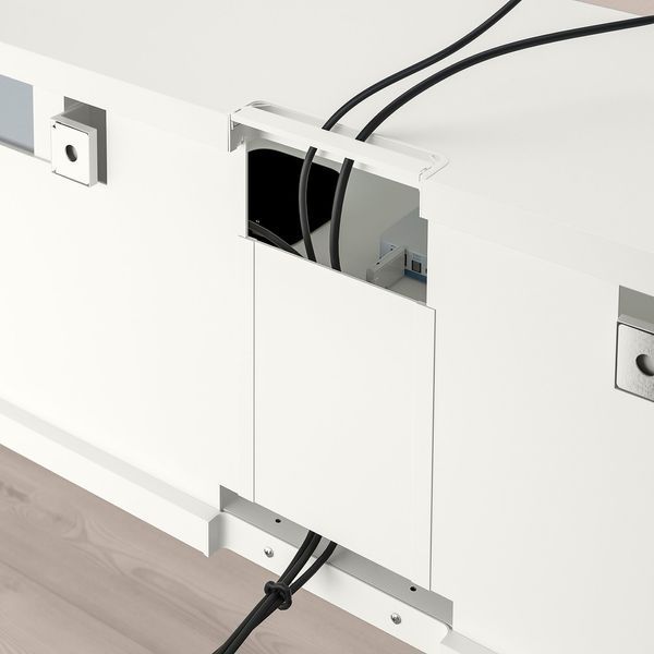 BEST&Aring; Тумба під телевізор, Hi-Fi, білий Лаппвікен/білий, 300x42x114 см 696.120.93 фото