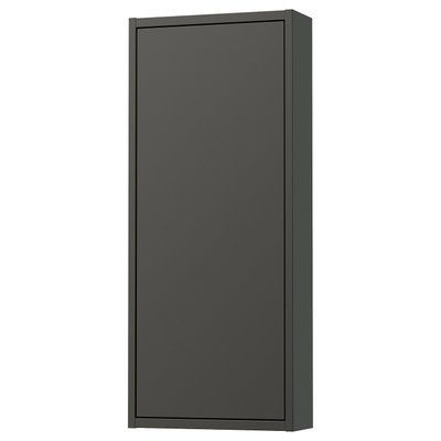HAVBACK Шафа навісна з дверцятами, темно-сіра, 40х15х95 см 405.350.57 фото