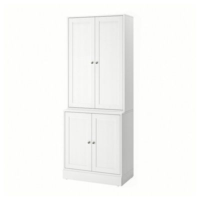HAVSTA Комбінація з дверима, біла, 81х47х212 см 595.347.55 фото
