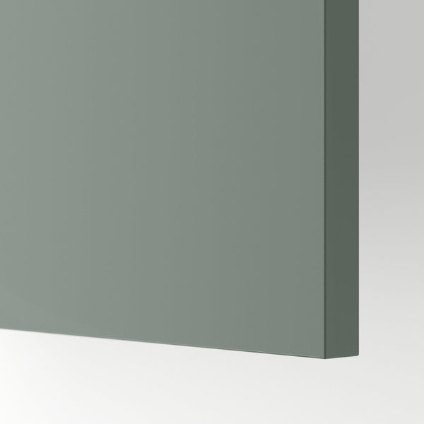 METOD/MAXIMERA Sza st 4fr/4szu - білий/Nickebo матовий сіро-зелений 40x37 см 595.662.04 фото