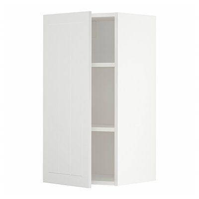 METOD Навісна шафа з полицями, білий/Stensund білий, 40x80 см 094.543.55 фото