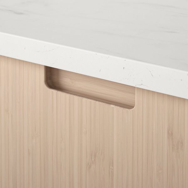 METOD/MAXIMERA Sz stj zl+2fr/2sz, білий/Fr&ouml;jered світлий бамбук, 80x60 см 993.302.47 фото