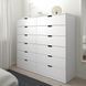 NORDLI Комод, 12 ящиків, білий, 160х145 см 792.394.90 фото 6