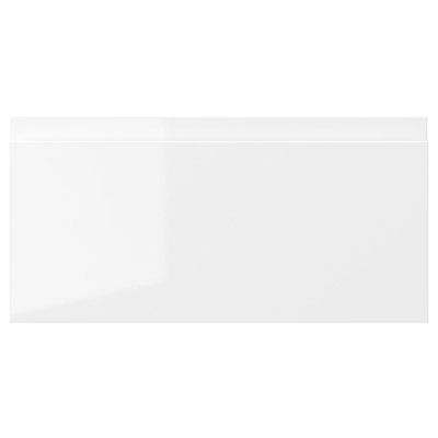 VOXTORP Фронт ящика, глянцевий білий, 40x20 см 903.974.97 фото