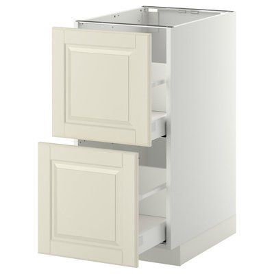 METOD/MAXIMERA Sz stj 2fr/2wsz, білий/Bodbyn cream, 40x60 см 399.133.80 фото