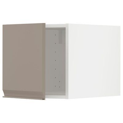 METOD Приставка, білий/Uppl&ouml;v матовий темно-бежевий, 40x40 см 594.915.86 фото