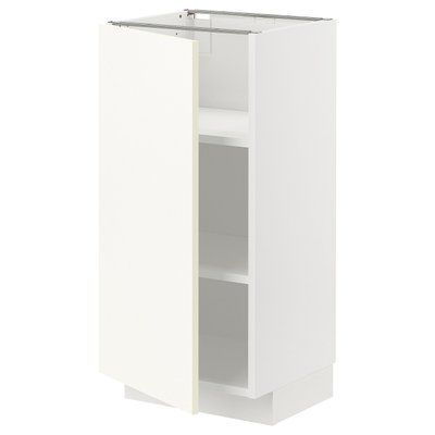 METOD Нижня шафа/полиці, білий/Вальстена білий, 40x37 см 295.071.31 фото
